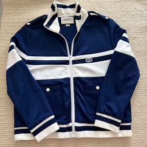 Gucci Women's Blue and White Bomber Jacket